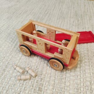 Personenwagen für Holz Eisenbahn - Christof Beck Spielwaren