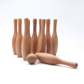 Bowling Set Natur - ChimpyToys