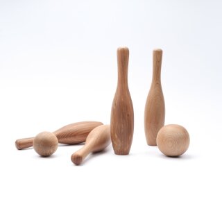 Bowling Set Natur - ChimpyToys