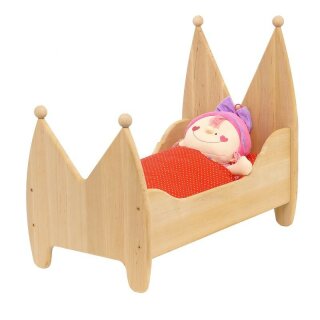 Prinzessin Bett mit Bettzeug - Drewart Holzspielzeug