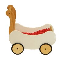 Puppenwagen Weiss - Drewart Holzspielzeug