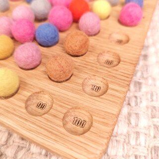 Threewood Montessori Hunderttafel bunt - Threewood