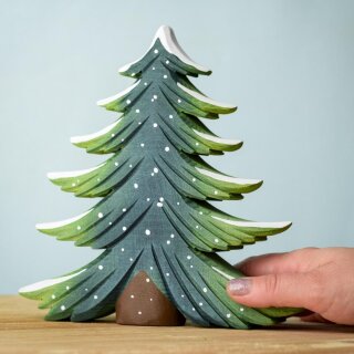 Verschneiter Tannenbaum groß - BUMBUTOYS