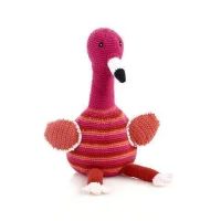 Pebble - Kuscheltier &amp; Rassel - Flamingo