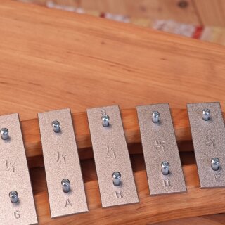 Pentatonisches Glockenspiel mit 5 Tönen Classic - Decor Spielzeug