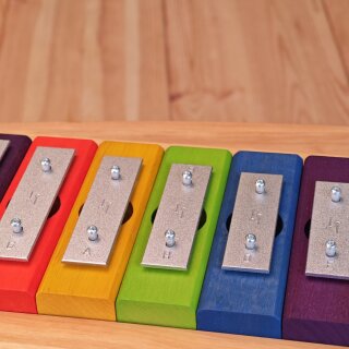 Einzeltonglockenspiel 8 Töne pentatonisch - Decor Spielzeug