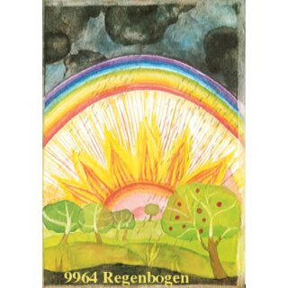 Reiterpostkarte "Regenbogen" - Kraul Spielzeug