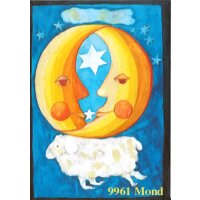 Reiterpostkarte "Mond" - Kraul Spielzeug