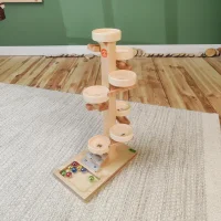 Tellerturm natur mit Glockenspiel - Christof Beck Spielwaren