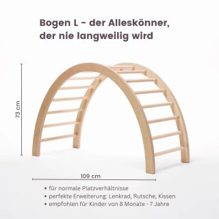 Langlebiger Frechling® Kletterbogen für neugierige Kinder - Größe L