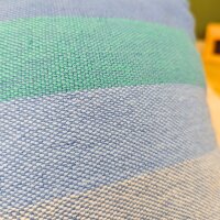 Handgefertigte Puppenkissen Blau - Bikeho Textilwerkstatt