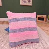 Handgefertigte Puppenkissen Rosa - Bikeho Textilwerkstatt