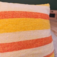 Handgefertigte Puppenkissen Gelb - Bikeho Textilwerkstatt