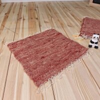 Handgefertigter Mini Teppich Grapefruit - Bikeho...