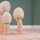 Winter Bäume aus Filz – 3er-Set mit echtem Holz von Papoose Toys