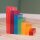 Lucite Step Set – 35 Acryl-Lichtbauwürfel im Regenbogenfarbverlauf