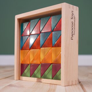 Lucite Small Triangles – 32 transparente Acryl-Dreiecke für leuchtende Bauideen