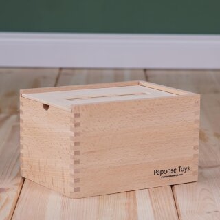 Naturbausteine Treppenstufen – 35-teiliges Holzbaustein-Set von Papoose Toys