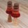 Stapelbaum Herbstfarben – Filzspielzeug aus Holz und Wolle von Papoose Toys