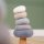 Stapelbaum Winterfarben – Filzspielzeug aus Holz und Wolle von Papoose Toys