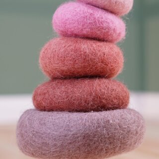 Stapelbaum Frühlingsbaum aus Holz & Filz – Cointree Spring von Papoose Toys
