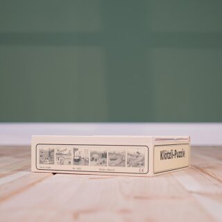 Schweizer Würfelpuzzle – 16-teiliges Holzpuzzle von Atelier Fischer
