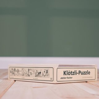 Würfelpuzzle Bauernhof – 20-teiliges Holzpuzzle von Atelier Fischer