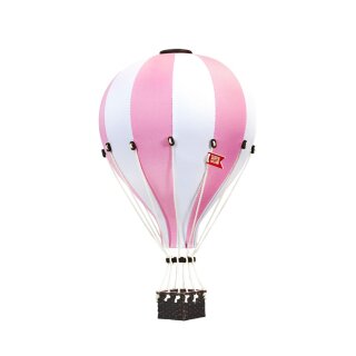 Heißluftballon „Rosentraum & Wolkenlicht“ – Kinderzimmerdeko