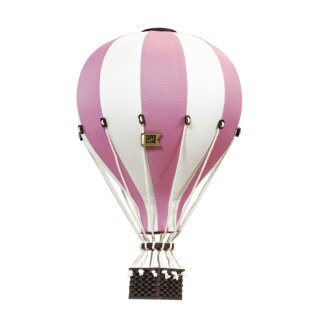 Heißluftballon „Milchglas & Rosenhauch“ – Kinderzimmerdeko