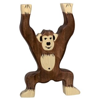 HOLZTIGER Schimpanse, stehend