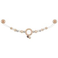Kinderwagenkette Holz Stern grau - GoKi