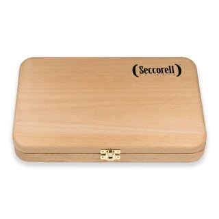 Seccorell Atelier – Finger-Wipe-Atelier-Box aus Holz mit 24 Farben