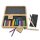 Seccorell Atelier – Finger-Wipe-Atelier-Box aus Holz mit 24 Farben