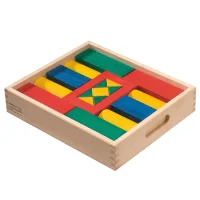Stra&szlig;enbausteine aus Holz &ndash; Formen in Bunt...