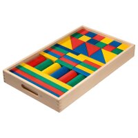 Maxi Holzbaustein-Kasten &ndash; Geomixbausteine in Natur...