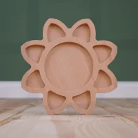 Legeschale Sonnenstrahl aus Holz &ndash; Sortierschale...