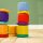 Filzquader & Filzquadrate Regenbogen – 24-teiliges Baustein-Set aus Schafwolle