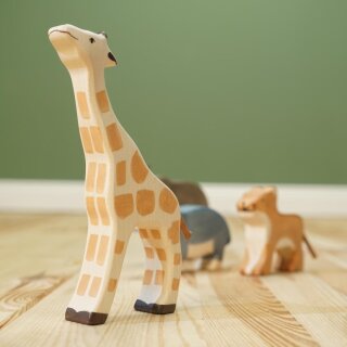 Wilde Tiere Set aus Holz – handgefertigte Tierfiguren für freies Spielen
