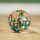 Glitzer-Flummi mit Sternen – Springball Ø 4,3 cm