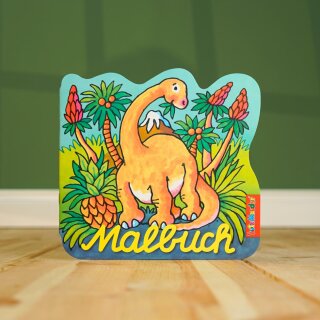 Stanz-Malbuch „Dinosaurier“ – Formgestanztes Ausmalbuch 21 x 21 cm