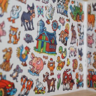 Stickeralbum Bauernhof – Sammelalbum mit über 50 Stickern