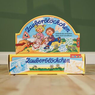 Zauberblock A7 – Magischer Kratz- & Schraffierblock mit Wunschmotiv