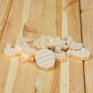Holzfiguren Ostern zum Bemalen – Kreativset aus Kiefernholz