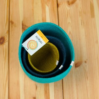 Jute Hohe Körbe Set Ozean – Nachhaltige Aufbewahrung für Kinderzimmer