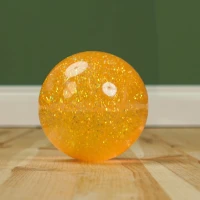 Wasserball Gelbgold-Glitter XXL &ndash; Glitzer...