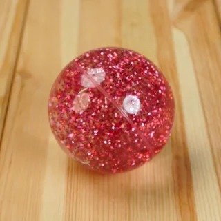 Wasserball Rosa-Glitter XXL – Glitzer Wasserflummi Ø 10 cm
