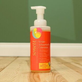 Sonett Kinder-Schaumseife Calendula – Bio Naturkosmetik für zarte Kinderhaut