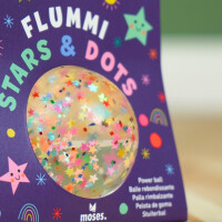 Flummi Stars & Dots – Konfetti Flummi mit...