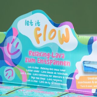 Let it Flow Relaxing Lava – Sensorik Lava Spielzeug zum Entspannen