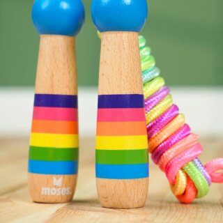 Regenbogen Springseil – Kinder Springseil für Bewegung und Spiel